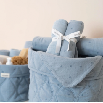 Swaddle 70x70 - Pure Denim Blue
