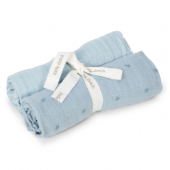 Swaddle 70x70 - Pure Denim Blue