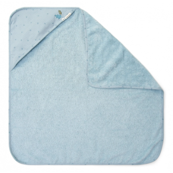 Bath Cape 75x75 - Pure Denim Blue