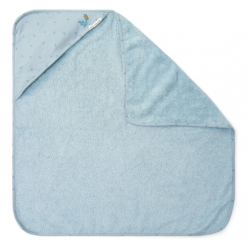 Bath Cape 100x100 - Pure Denim Blue