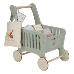 Carrinho de Compras de Madeira