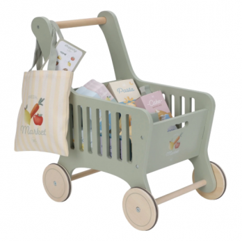 Carrinho de Compras de Madeira