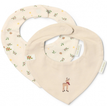 Pack de 2 babetes bandana - Little Christmas