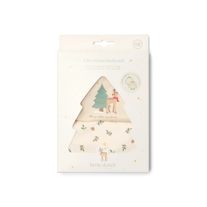 2-pack Romper Long Sleeve - Little Christmas