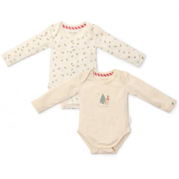 2-pack Romper Long Sleeve - Little Christmas