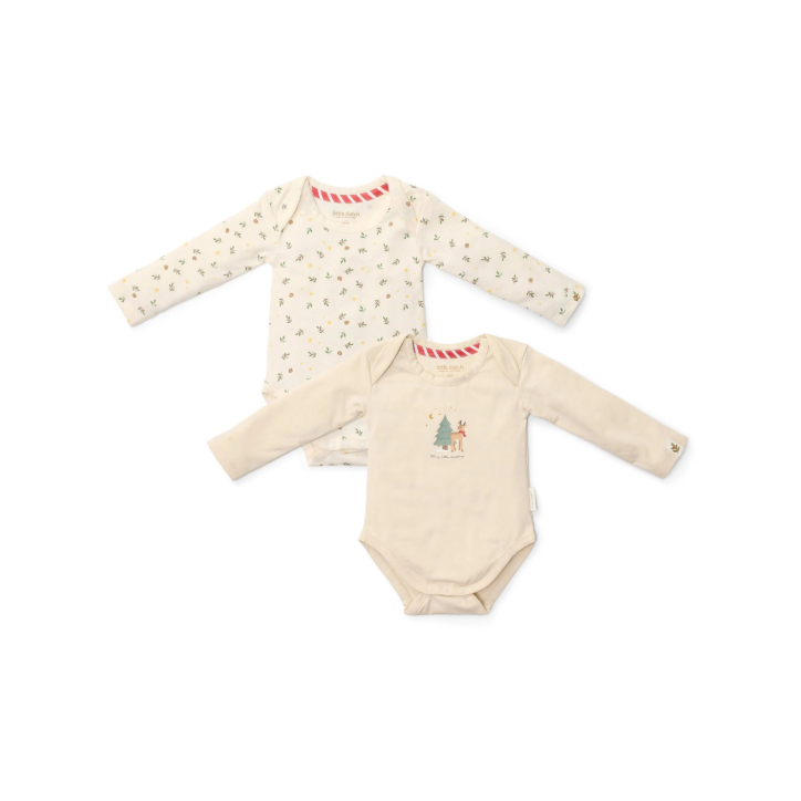 2-pack Romper Long Sleeve - Little Christmas
