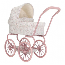 Doll Stroller Retro - Soft Flowers