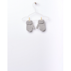 Knitted gloves in merino wool - SNOWFLAKE