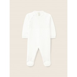 Babygrow tricotado em algodão orgânico | MY LITTLE LOVE