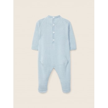 Babygrow tricotado em algodão orgânico | MY TINY FRIENDS