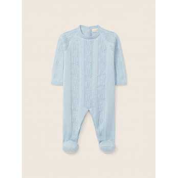 Babygrow tricotado em algodão orgânico | MY TINY FRIENDS