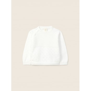 Camisola de manga comprida tricotada em algodão orgânico | MY LITTLE LOVE
